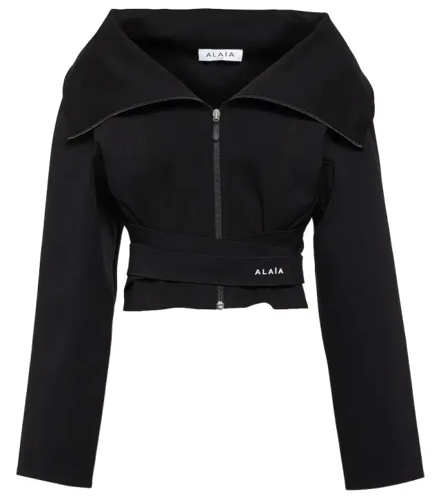 Alaia Alaïa Cropped jersey jacket