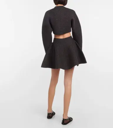Alaïa Alaïa Wool-blend miniskirt | Thumbnail 2 Alaïa Alaïa Wool-blend miniskirt | Thumbnail 2