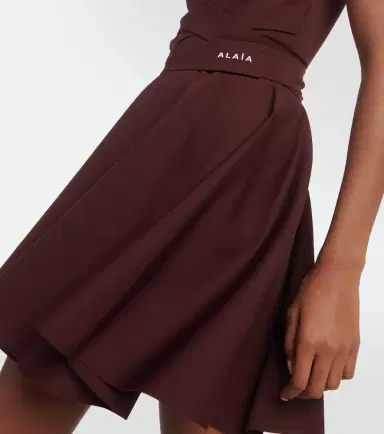 Alaïa Alaïa Mockneck jersey dress | Thumbnail 4