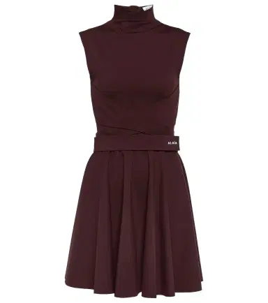 Alaïa Alaïa Mockneck jersey dress | Thumbnail 1