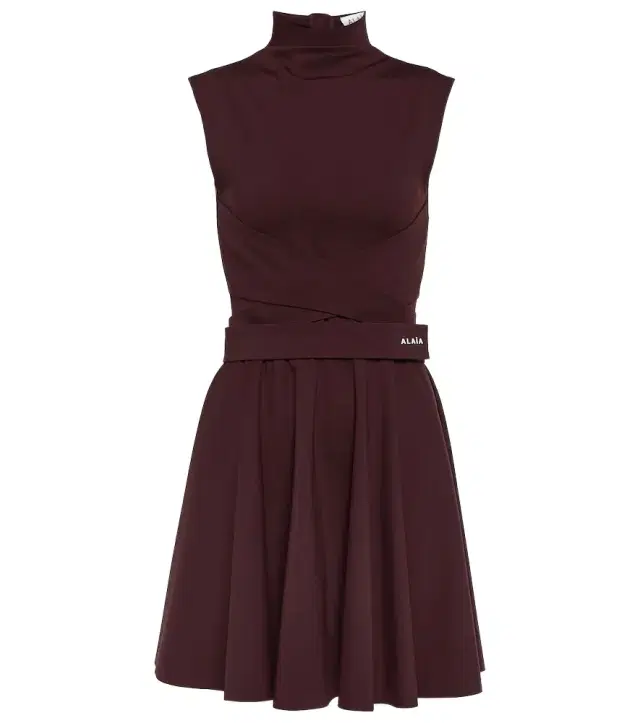 Alaia Alaïa Mockneck jersey dress