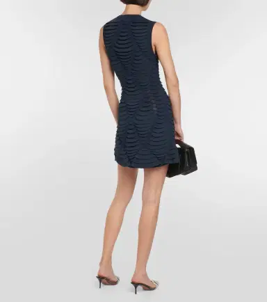Alaïa Alaïa Snake-effect knit minidress | Thumbnail 4