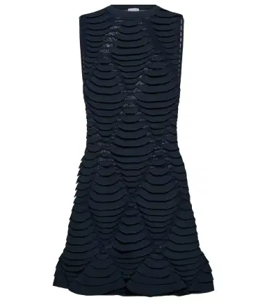 Alaïa Alaïa Snake-effect knit minidress | Thumbnail 1