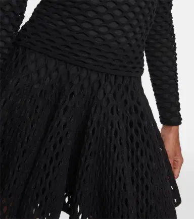 Alaïa Alaïa Open-knit turtleneck top | Thumbnail 5