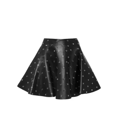 Alaïa Alaïa Eyelet embellished leather miniskirt | Thumbnail 1 Alaïa Alaïa Eyelet embellished leather miniskirt | Thumbnail 1