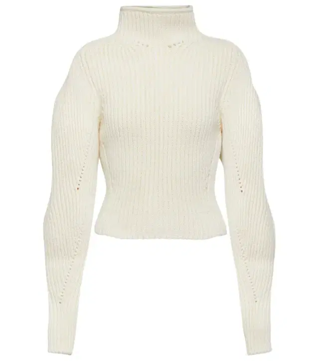Alaïa Ribbed-knit wool-blend sweater