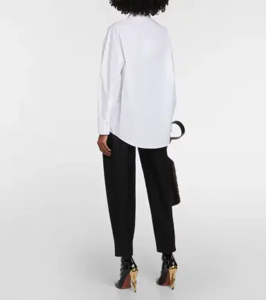 Alaïa Alaïa Oversized cotton shirt | Thumbnail 4
