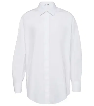 Alaïa Alaïa Oversized cotton shirt | Thumbnail 1