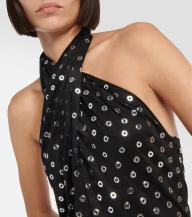 Alaïa Alaïa Embellished halterneck midi dress | Thumbnail 5