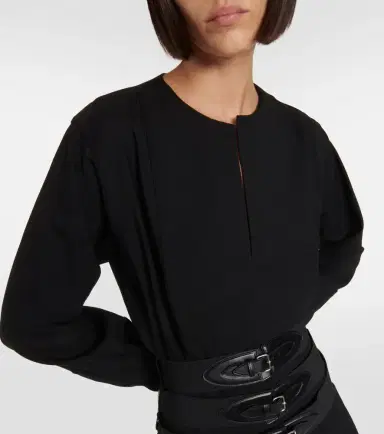 Alaïa Alaïa Belted wool minidress | Thumbnail 4 Alaïa Alaïa Belted wool minidress | Thumbnail 4