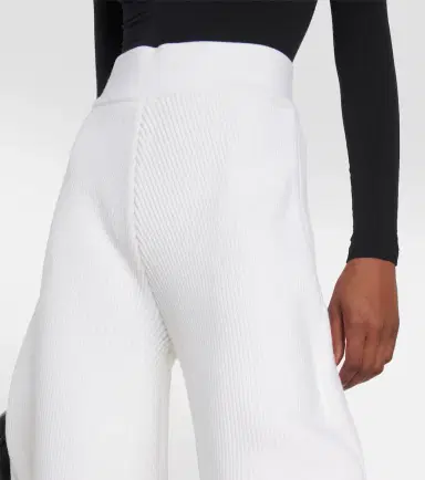 Alaïa Alaïa High-rise knit barrel-leg pants | Thumbnail 5