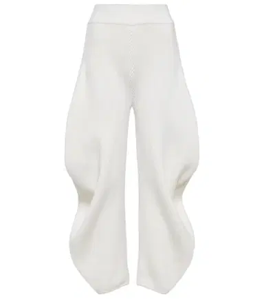 Alaïa Alaïa High-rise knit barrel-leg pants | Thumbnail 1