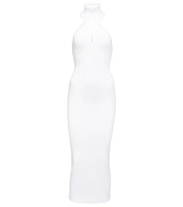 Alaia Alaïa Halterneck bodycon midi dress