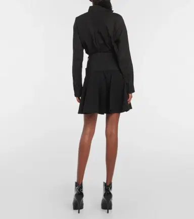 Alaïa Alaïa Belted wool miniskirt | Thumbnail 5