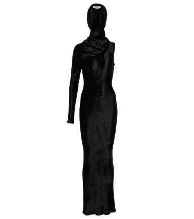 Alaïa Alaïa Hooded asymmetric gown | Thumbnail 1