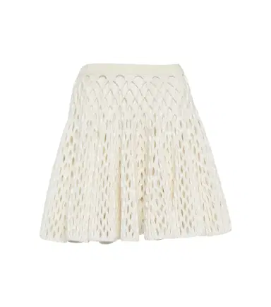 Alaïa Alaïa High-rise knit miniskirt | Thumbnail 1