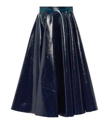 Alaïa Alaïa Coated wool-blend midi skirt | Thumbnail 1 Alaïa Alaïa Coated wool-blend midi skirt | Thumbnail 1