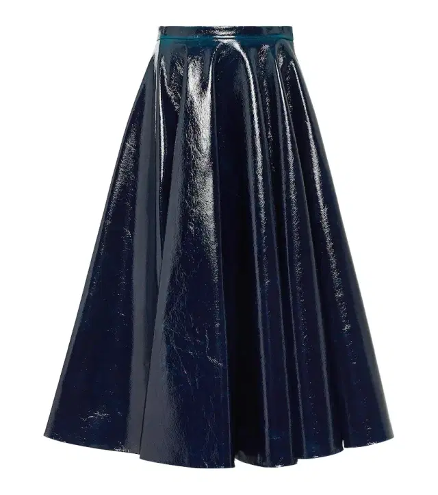 Alaia Alaïa Coated wool-blend midi skirt
