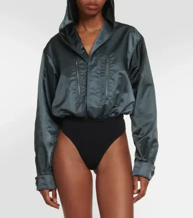 Alaïa Alaïa Hooded bodysuit | Thumbnail 3 Alaïa Alaïa Hooded bodysuit | Thumbnail 3