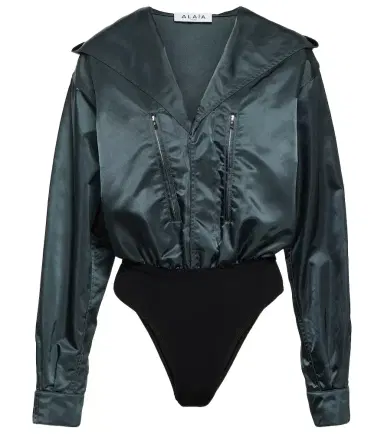Alaïa Alaïa Hooded bodysuit | Thumbnail 1 Alaïa Alaïa Hooded bodysuit | Thumbnail 1