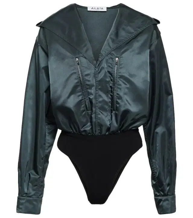 Alaia Alaïa Hooded bodysuit