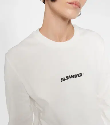 Jil Sander Logo cotton sweatshirt | Thumbnail 3