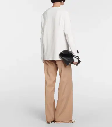 Jil Sander Logo cotton sweatshirt | Thumbnail 4