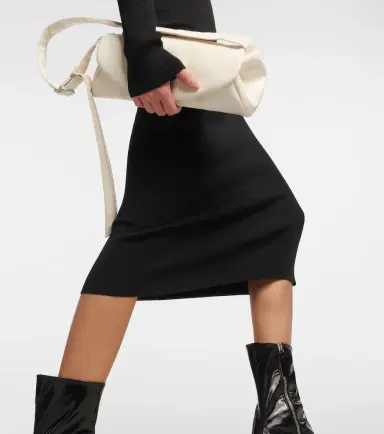 Jil Sander Wool-blend midi dress | Thumbnail 4