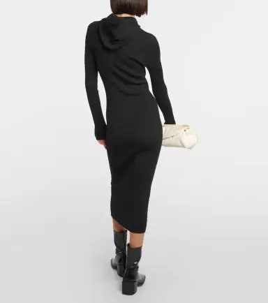 Jil Sander Wool-blend midi dress | Thumbnail 6