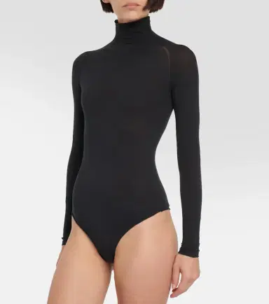 Alaïa Alaïa Turtleneck jersey bodysuit | Thumbnail 4