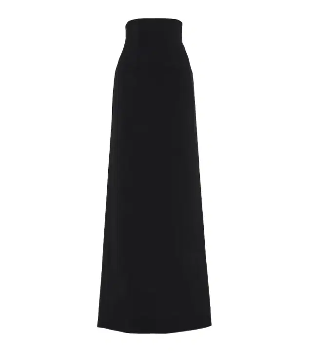 Ferragamo High-rise wool-blend maxi skirt