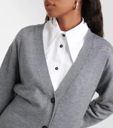 Jil Sander Wool cardigan | Thumbnail 5