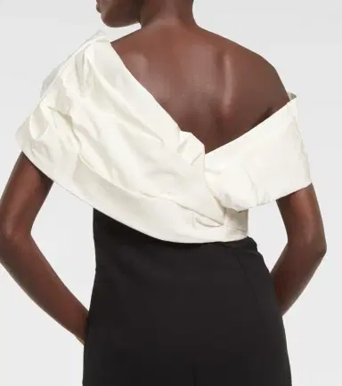 Safiyaa Lerena Vista crêpe and faille maxi gown | Thumbnail 2