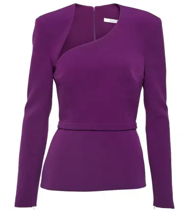 Safiyaa Cutout crêpe top | Thumbnail 1