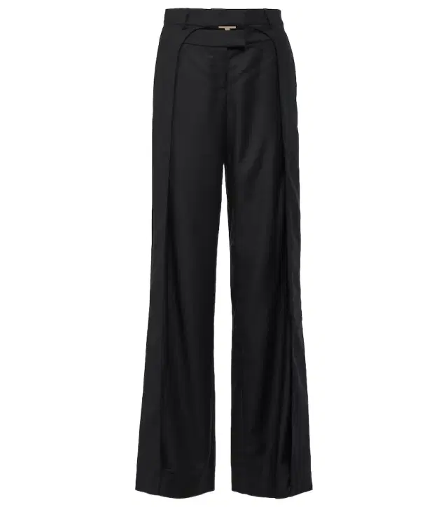 Aya Muse Tio low-rise wool wide-leg pants