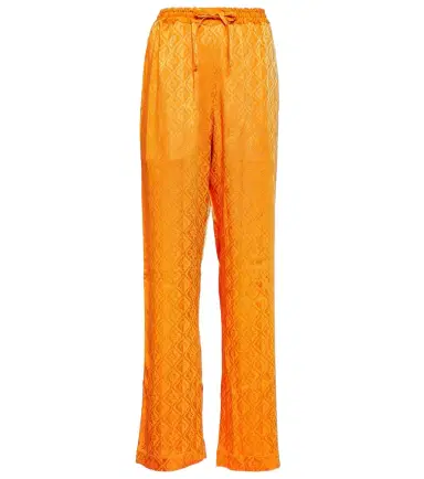 Marine Serre Moon Diamant satin pajama pants | Thumbnail 1