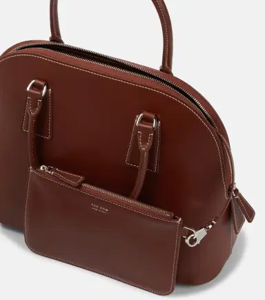 The Row Nina Small leather tote bag | Thumbnail 4