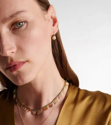 Ileana Makri Sphere 18kt gold earring with diamonds | Thumbnail 4 Ileana Makri Sphere 18kt gold earring with diamonds | Thumbnail 4