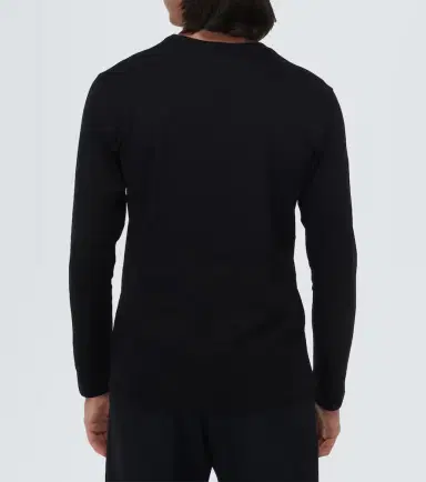 Sunspel Classic long sleeve cotton T-shirt | Thumbnail 4