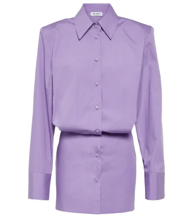 The Attico Margot cotton minidress