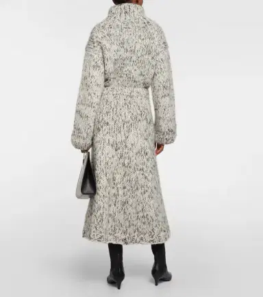 Joseph Wool-blend midi skirt | Thumbnail 3