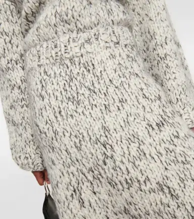 Joseph Wool-blend midi skirt | Thumbnail 5
