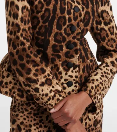 Dolce & Gabbana Leopard-print wool crêpe jacket | Thumbnail 5 Dolce & Gabbana Leopard-print wool crêpe jacket | Thumbnail 5