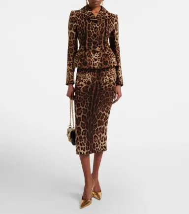 Dolce & Gabbana Leopard-print wool crêpe jacket | Thumbnail 6 Dolce & Gabbana Leopard-print wool crêpe jacket | Thumbnail 6