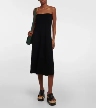 Lisa Yang Dolly strapless cashmere midi dress | Thumbnail 2