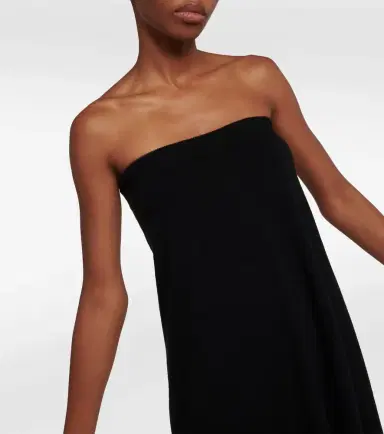 Lisa Yang Dolly strapless cashmere midi dress | Thumbnail 4