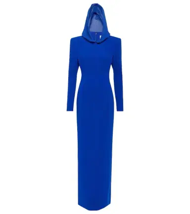 Mônot Mônot Hooded crêpe maxi dress | Thumbnail 1