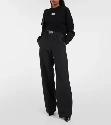 Dolce & Gabbana Wool-blend wide-leg pants | Thumbnail 4