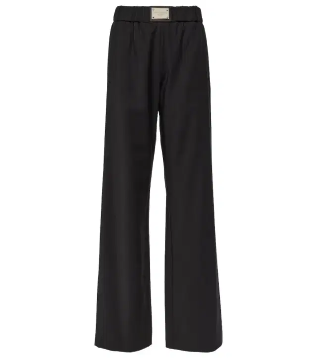 Dolce & Gabbana Wool-blend wide-leg pants