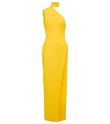 Mônot Mônot Asymmetric crêpe maxi dress | Thumbnail 1